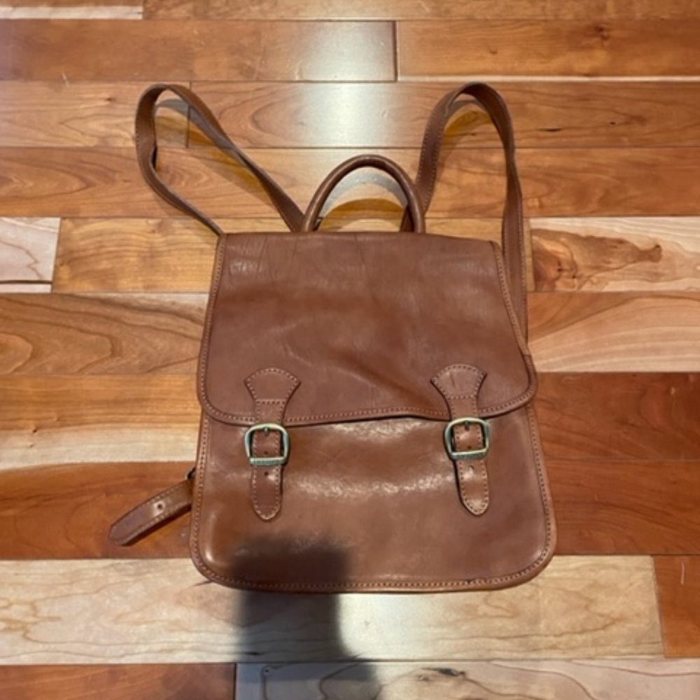 I MEDICI FIRENZE Genuine Leather Backpack Handbag - Picture 1 of 9
